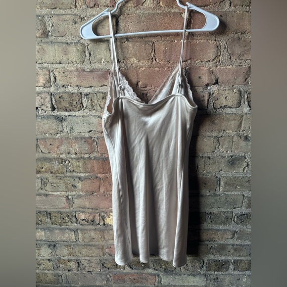 All in Favor Cream Slip Dress - Picture 2 of 6